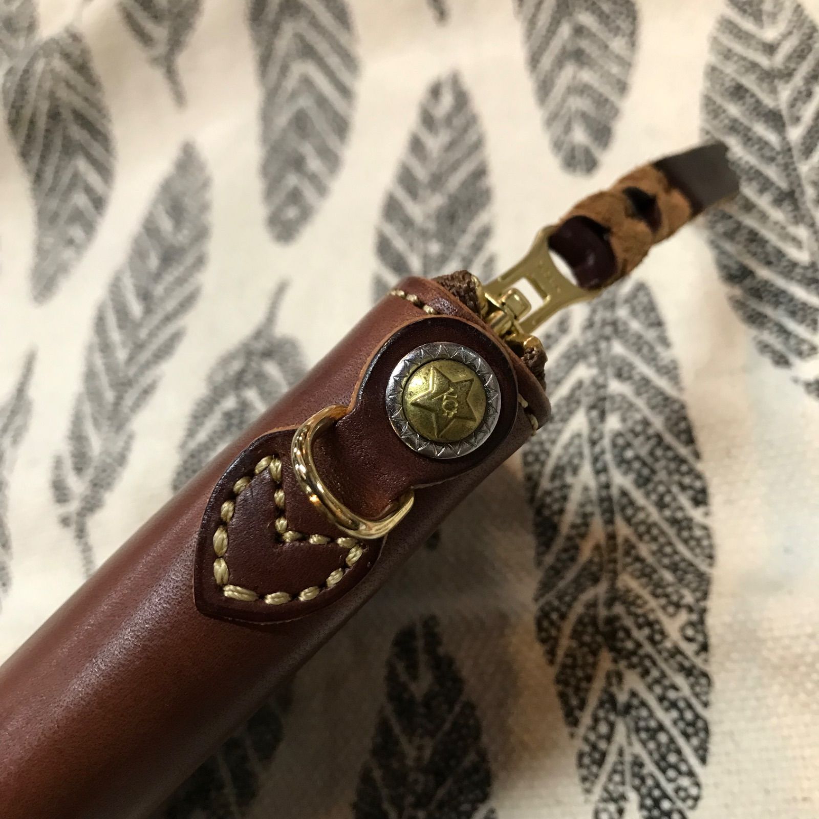 kc s ケーシーズ ウォレット レザー 長財布 牛革 ダークブラウン カウハイド