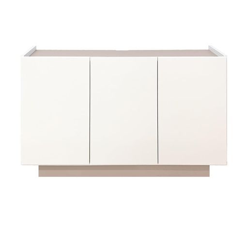 アルファタカバサイドボード幅120白開き戸ダルダルsideリビング収納キャビネット収納棚おしゃれ完成品 木製北欧大容量