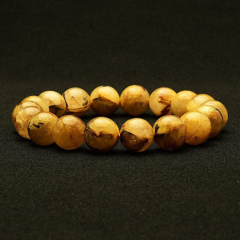 無限の金運エネルギー 太陽放射ルチルブレスレット 11-12mm GHB102 ルチルクォーツブレスレット 仕事運 金運 人間関係 成功を掴む プレゼント 贈り物 太陽放射 水晶 41g 浄化発送 ギフト 京海堂 天然石の卸 京の蔵