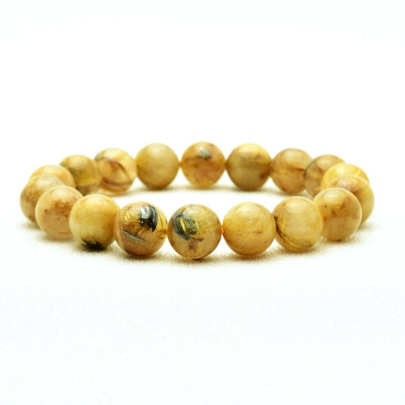 無限の金運エネルギー 太陽放射ルチルブレスレット 11-12mm GHB102 ルチルクォーツブレスレット 仕事運 金運 人間関係 成功を掴む プレゼント 贈り物 太陽放射 水晶 41g 浄化発送 ギフト 京海堂 天然石の卸 京の蔵