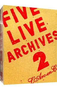 DVD パスセット ブックレット 三方背プラスチックケース付 FIVE LIVE ARCHIVES 2