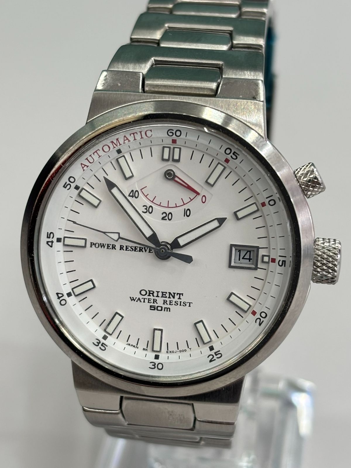  蔵出し お宝品 ORIENT オリエント パワーリザーブ機能付き自動巻き オートマチック 機械式ウォッチ ジャケット 自動巻き時計 腕時計(アナログ)