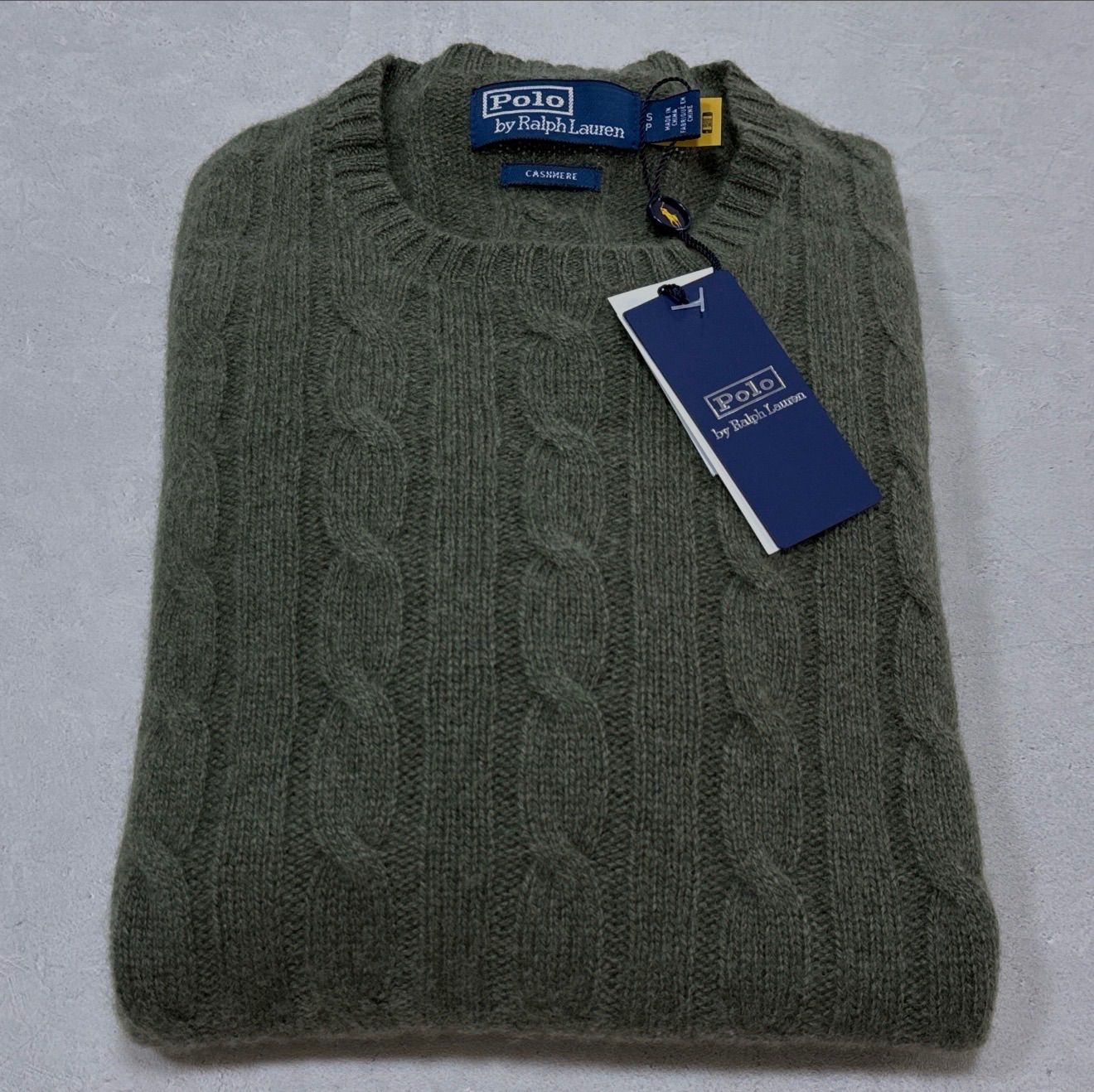 新品 定番 22AW ポロラルフローレン カシミヤケーブルセーター 