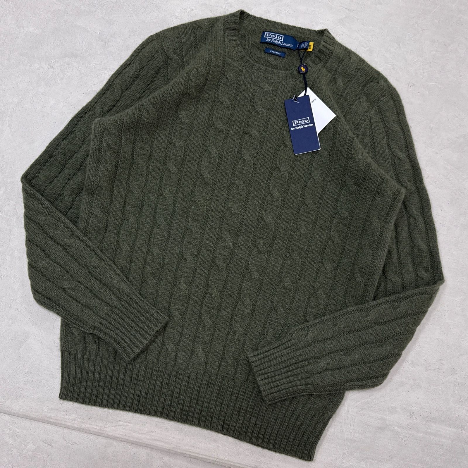 新品 定番 22AW ポロラルフローレン カシミヤケーブルセーター 