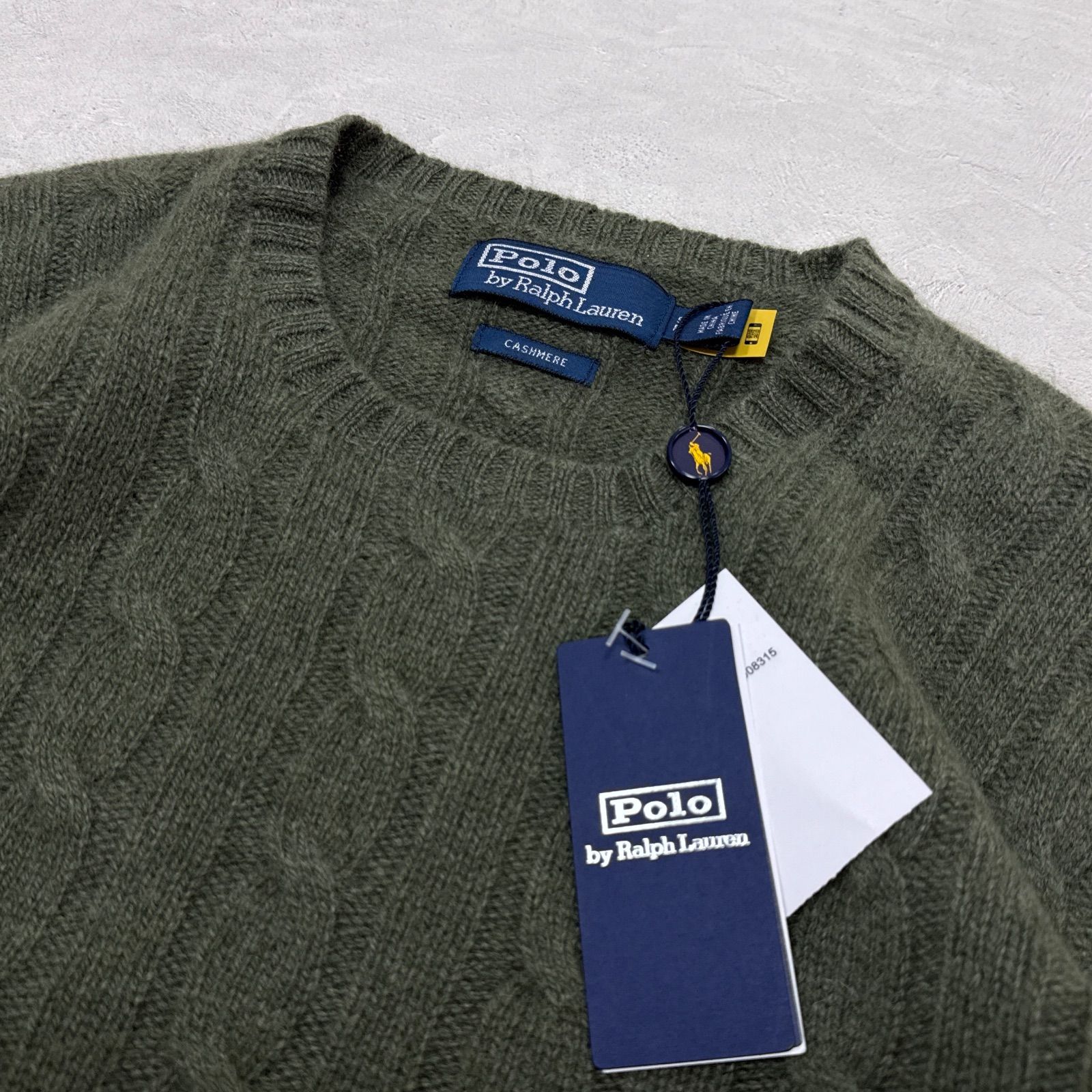 新品 定番 22AW ポロラルフローレン カシミヤケーブルセーター 