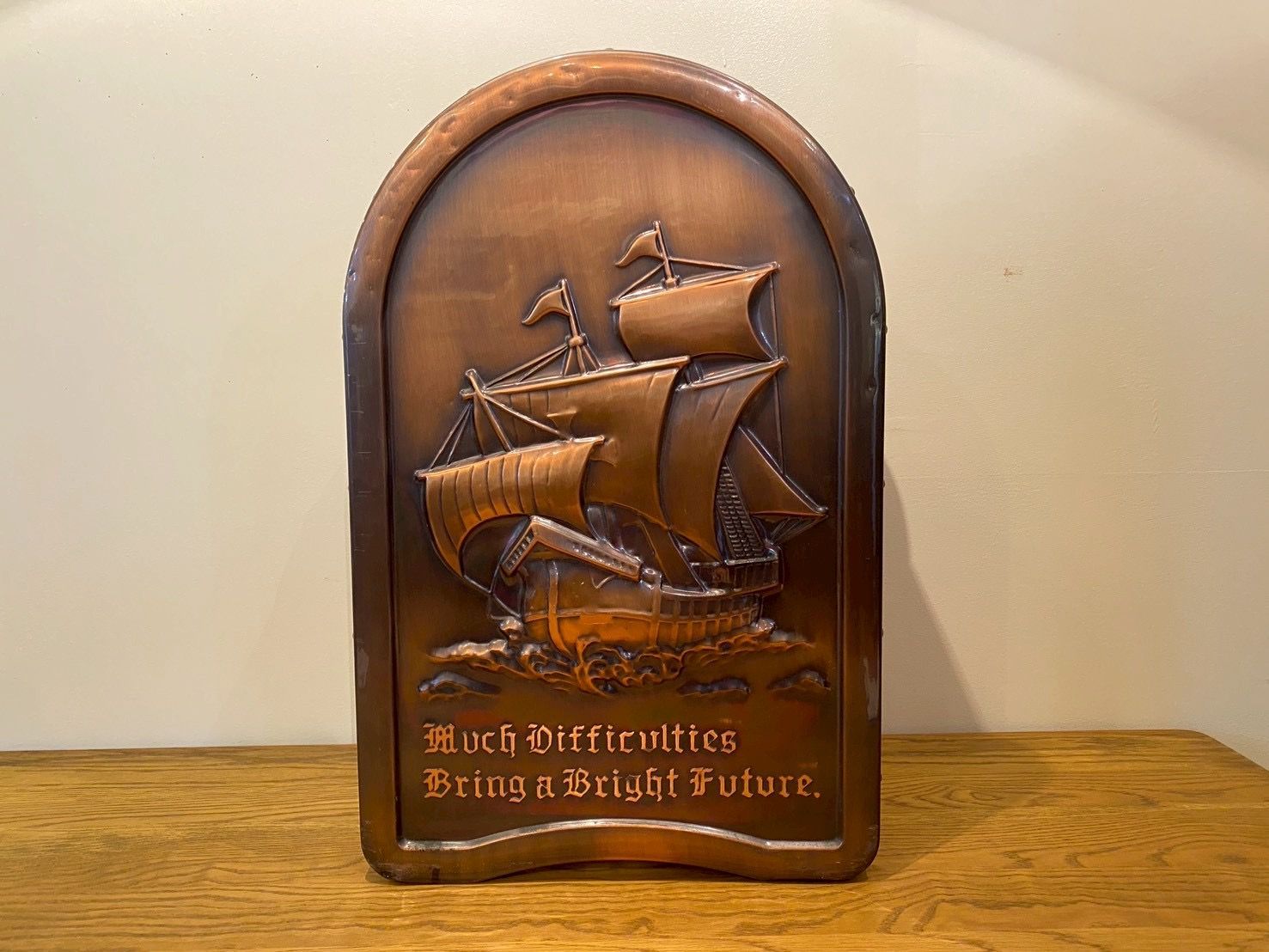 島本製作所スリッパラック純銅 昭和レトロ木製 家具インテリア玄関収納アンティーク □島本製作所 スリッパラック 純銅 両面装飾 昭和レトロ 玄関収納