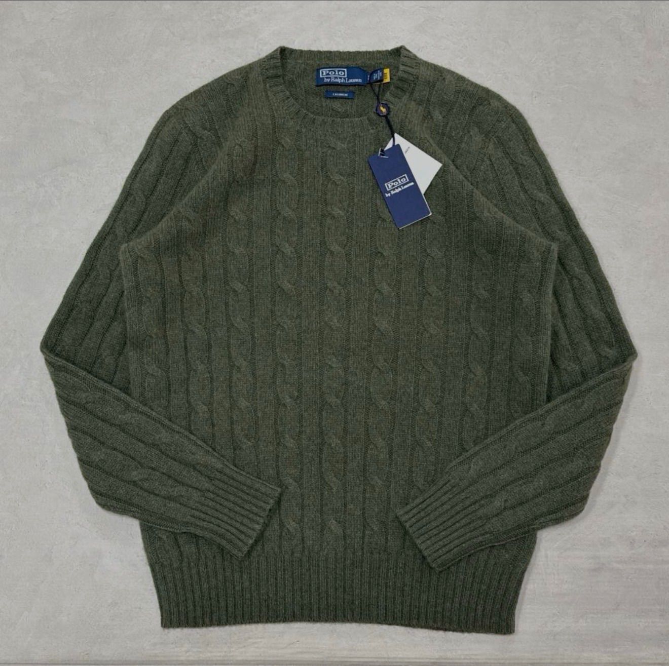 新品 定番 22AW ポロラルフローレン カシミヤケーブルセーター 