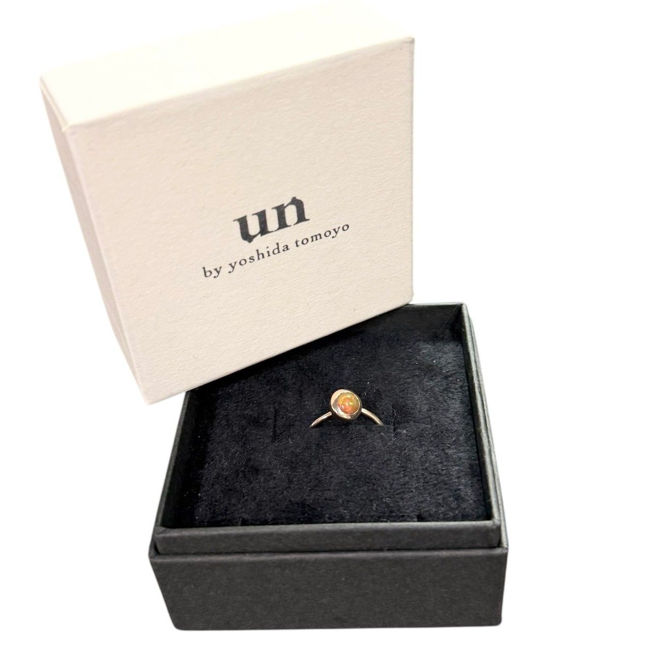 un by yoshida tomoyo アンバイトモヨヨシダ Limited edition-undone002-Ring リング 11号 ゴールド 14977