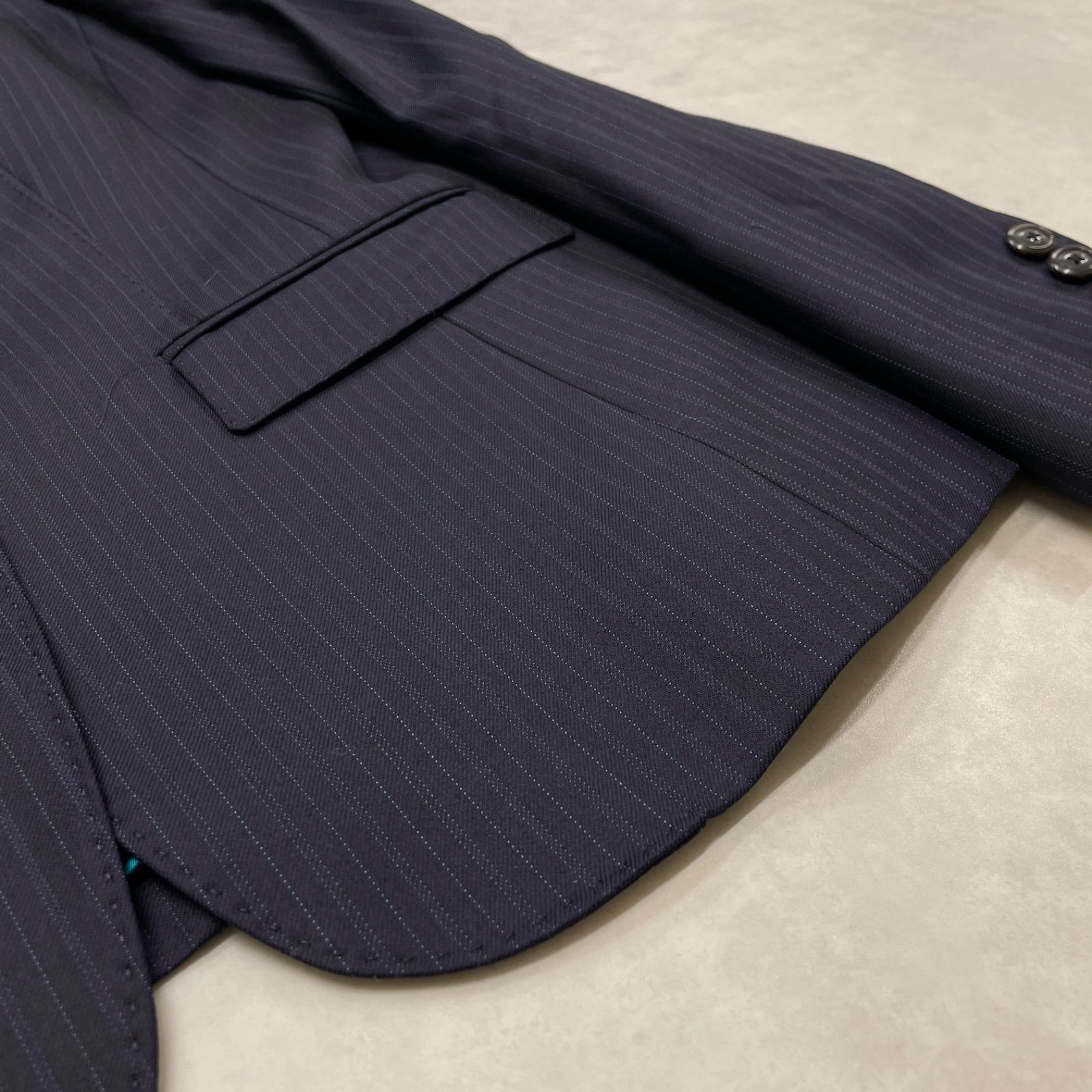 セットアップ ストライプ柄