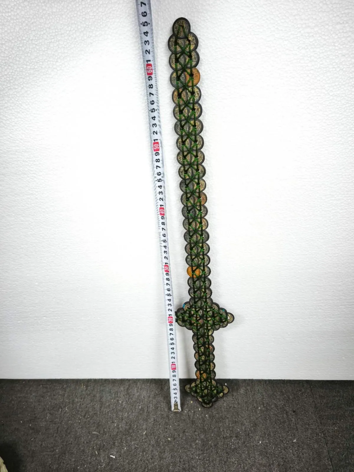 中国美術　五帝銭幣剣　古銭 古錢で作った剣　中国古銭　順治通寶　道光通 中国美術 五帝銭幣剣 強い財運を呼ぶ古銭 古錢で作った剣 剣 中国古銭