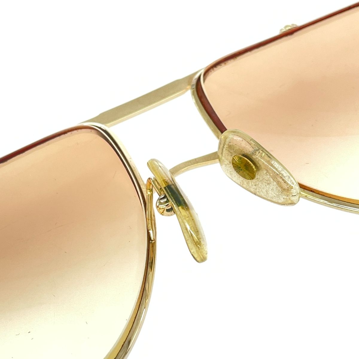 貴重 FABERGE ヴィンテージ ゴールド ティアドロップ サングラス 貴重 FABERGE ヴィンテージ ゴールド ティアドロップ サングラス