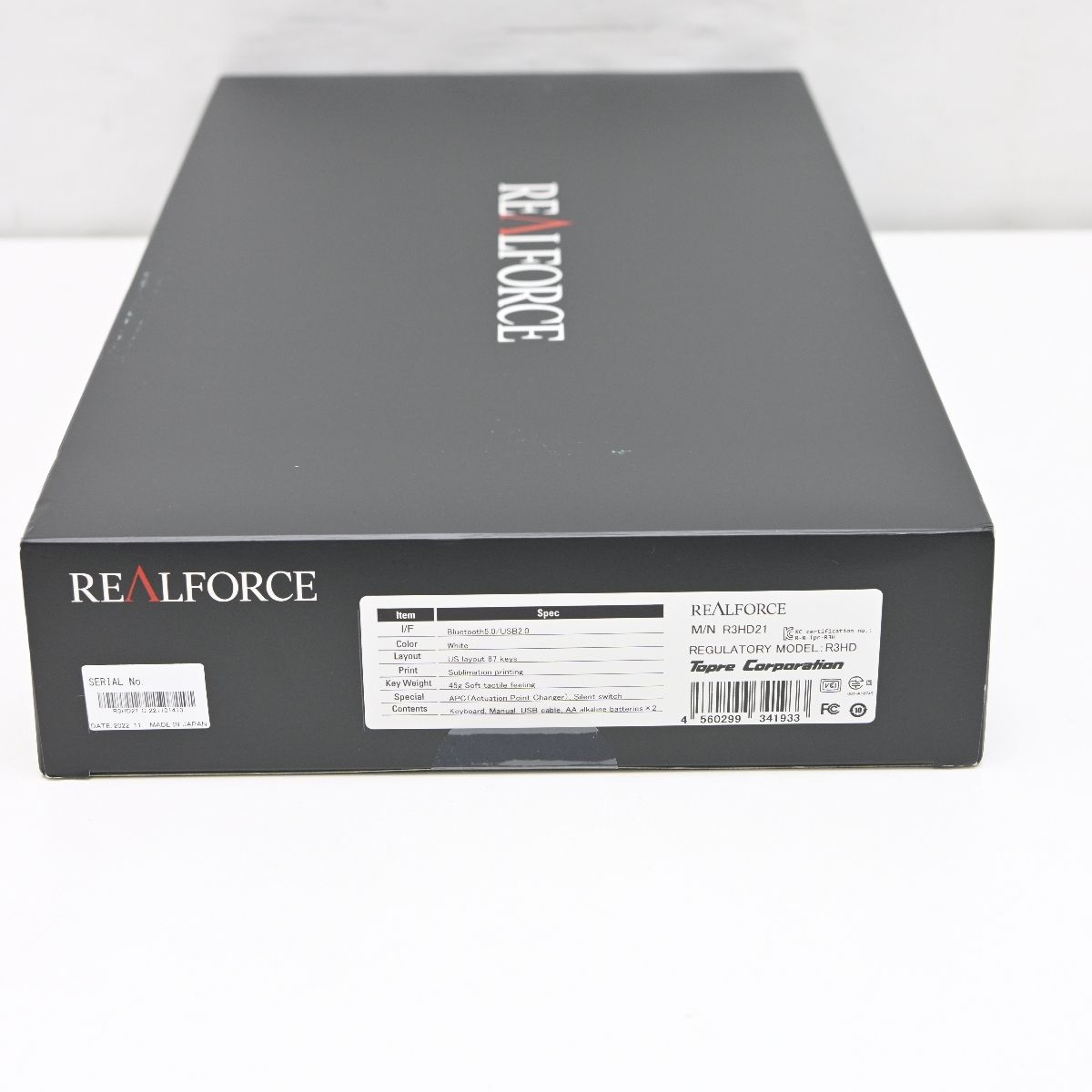 東プレ R3HD REALFORCE R3HD21 キーボード ホワイト PC リアルフォース Z10564390
