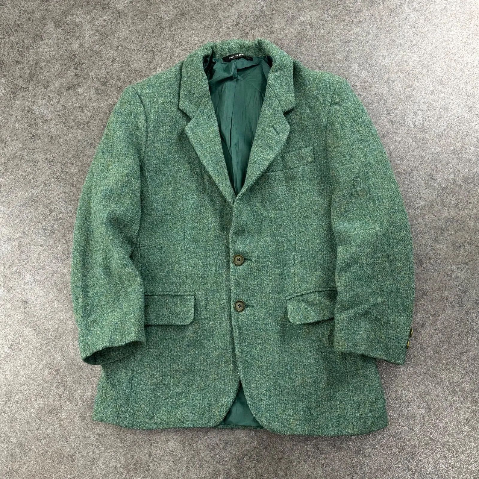 フランス製 Vintage Cyrillus Harris Tweed Tailored Jacket Wool
