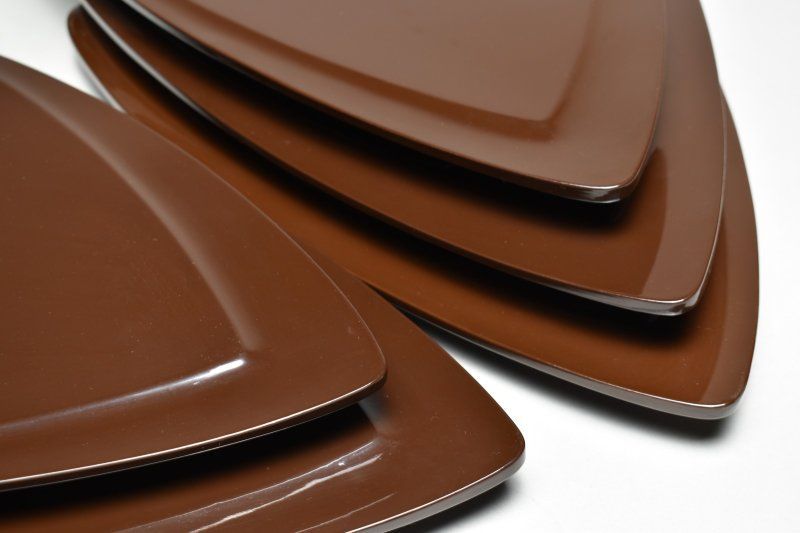 蔵A5152 平石晃祥 日展会員 栗色膳 盆 五枚 共箱 WWW_IBETON_RU