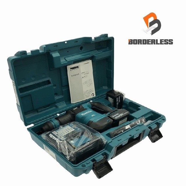 ♥品 makita マキタ 18V 充電式ケレン HK180DRGX バッテリー2個 18V 6.0Ah 充電器 ケース付 コードレス 剥離 剥がし 117506