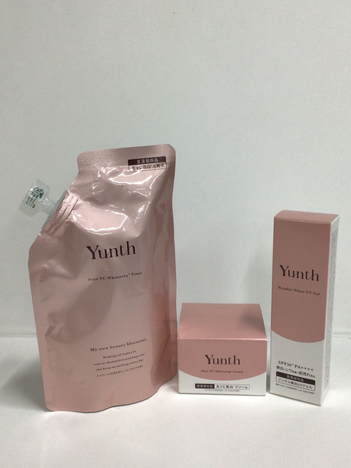 Yunth 薬用 ホワイトニングローション & モイストクリーム セット