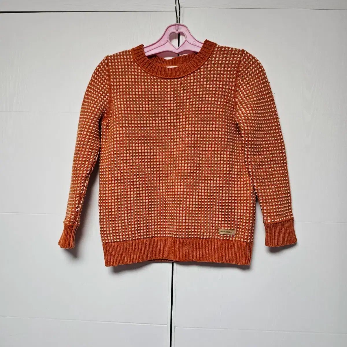 BURBERRY ニット 6Y 116cm バーバリー キッズ オレンジ ニット 6y burberry⁄バーバリー通販