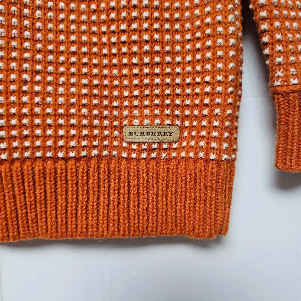 BURBERRY ニット 6Y 116cm バーバリー キッズ オレンジ ニット 6y burberry⁄バーバリー通販