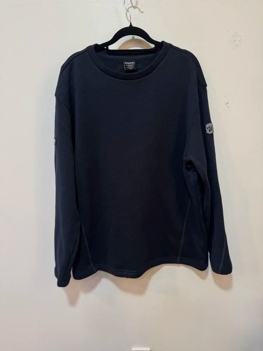 【超激得，超激得，HOT】 DISCOVERY エクスペディション 黒 起毛 スウェット Tシャツ トレーナー・スウェット