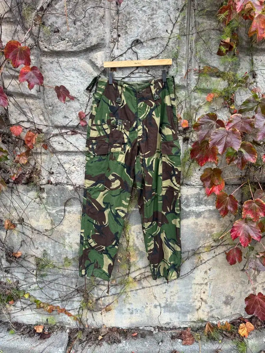80s イギリス軍 オリジナル dpm カモ カーゴ パンツ 28