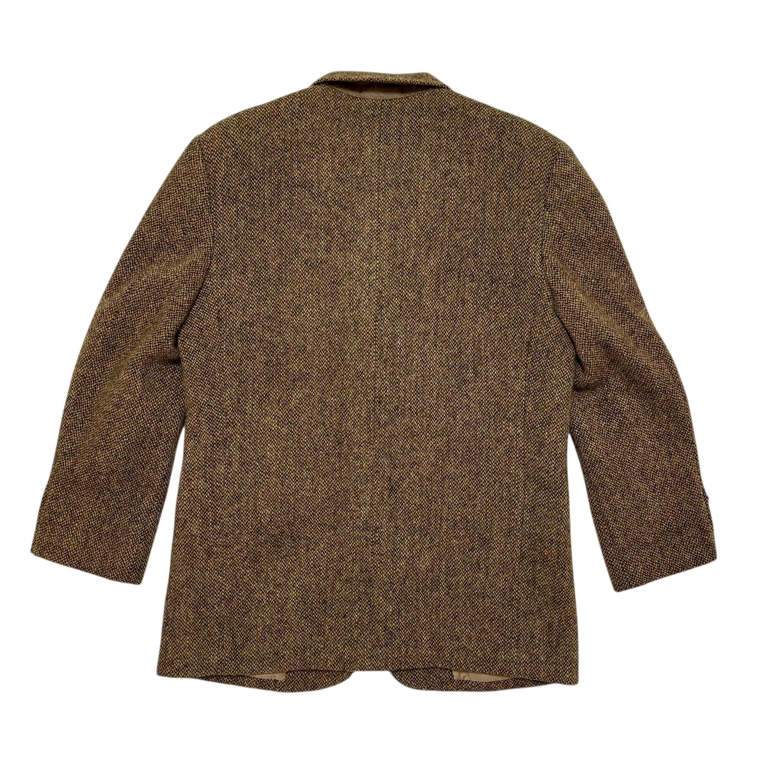 古着 パパス Papas ツイードジャケット 2B ハリスツイード HARRIS TWEED 90s クリーニング済み メンズ M46