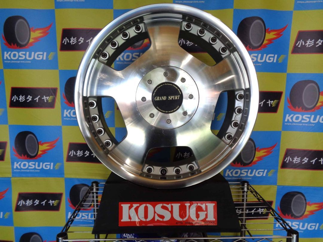 グランドスパート 17インチ ディッシュホイール 7J-17 5H114.3＆4H114.3 53 ホイール