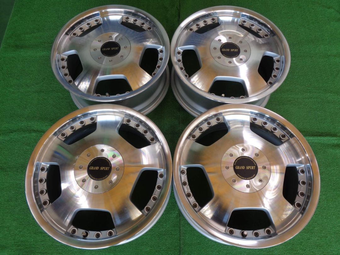 グランドスパート 17インチ ディッシュホイール 7J-17 5H114.3＆4H114.3 53 ホイール