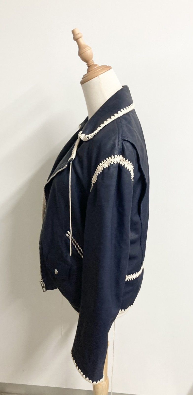 LOEWE ロエベ ラムレザー ライダース ジャケット