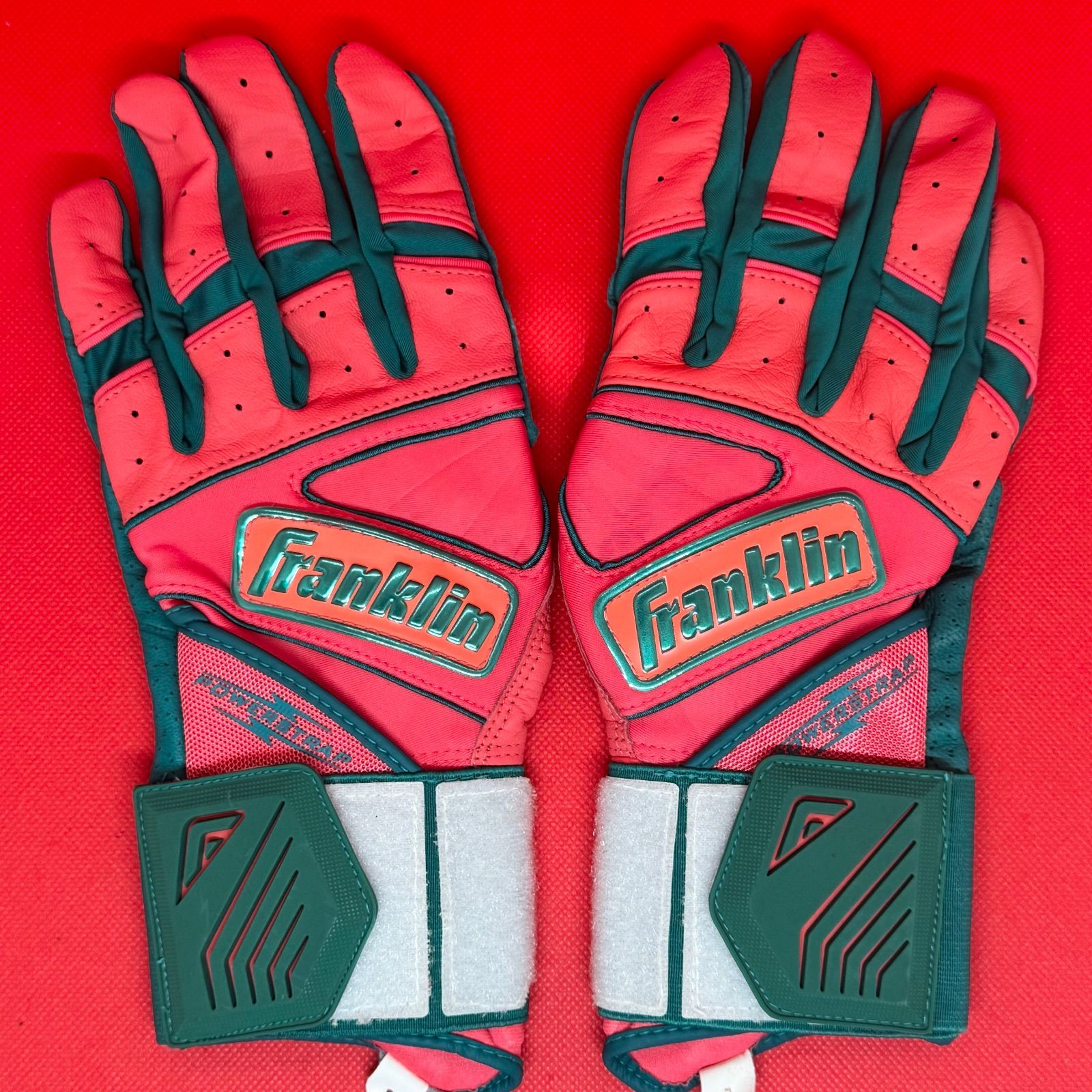 フランクリン バッティンググローブ パワーストラップ インフィニット コーラル