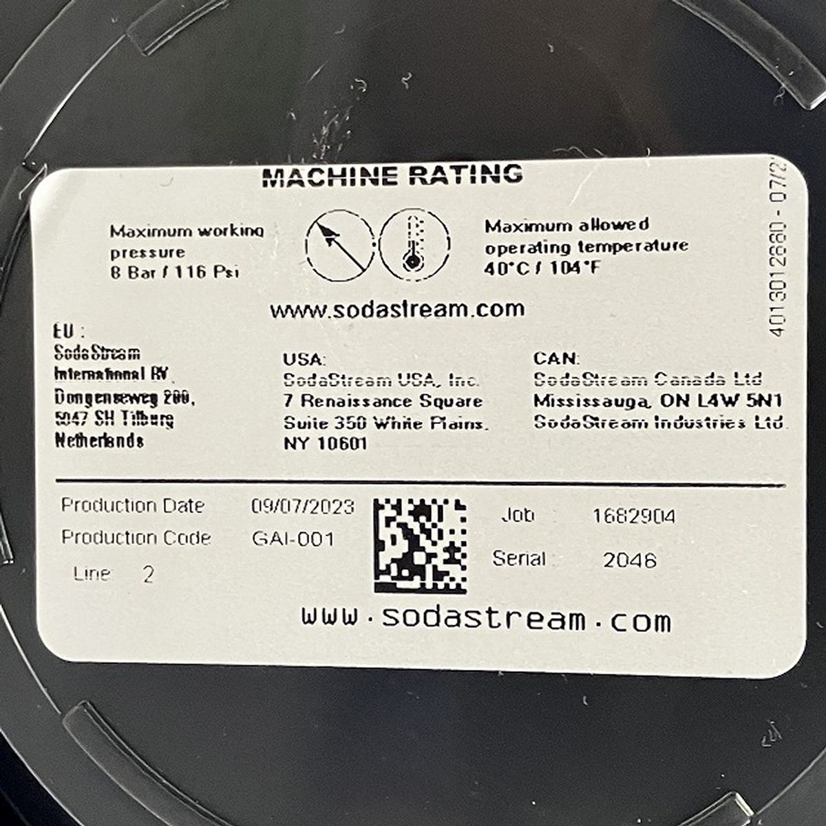 ソーダストリーム 炭酸水メーカー