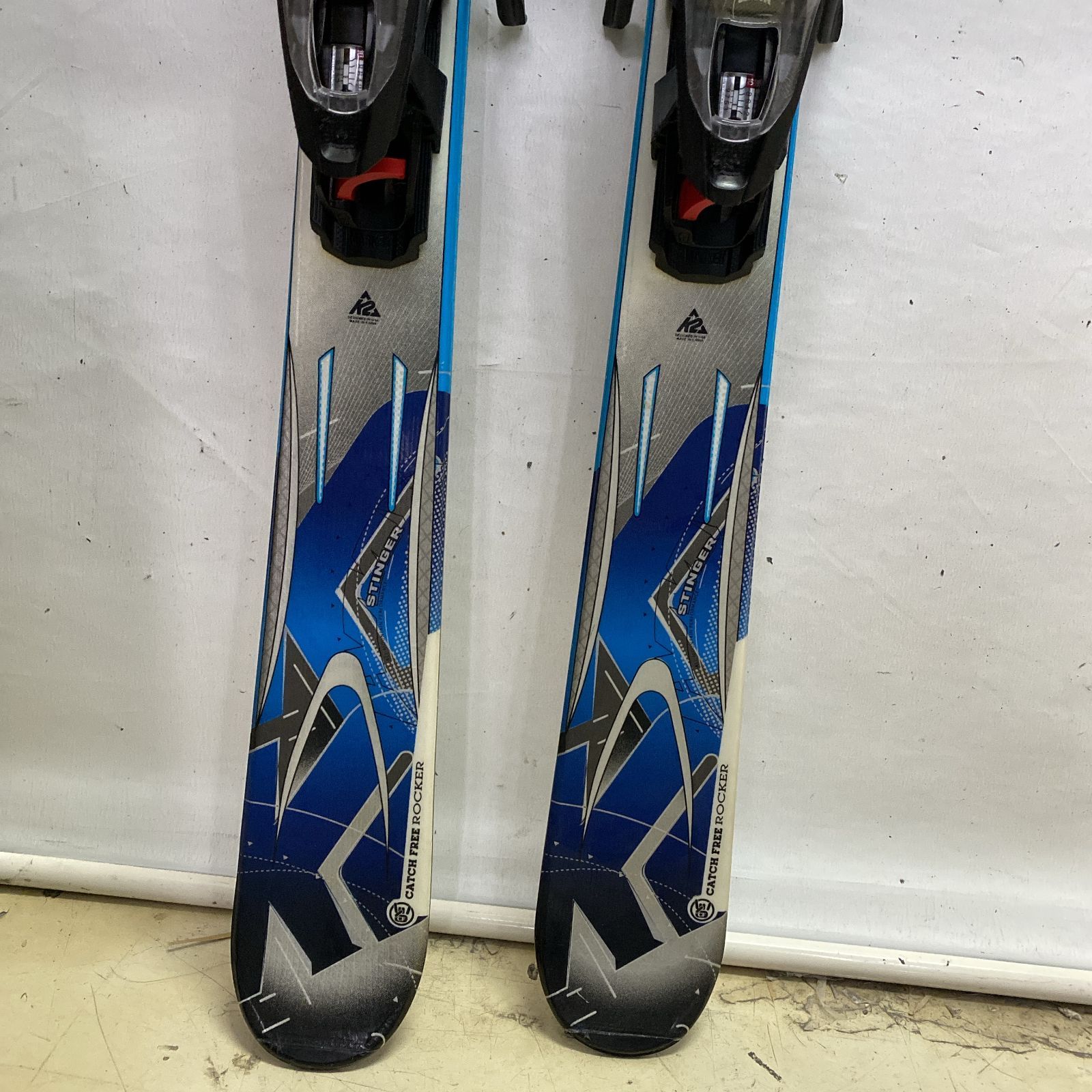  浜館58-196 K 2 AMP スティンガースキー CATCH ロッカースキー ケース付き 品 板 スキー
