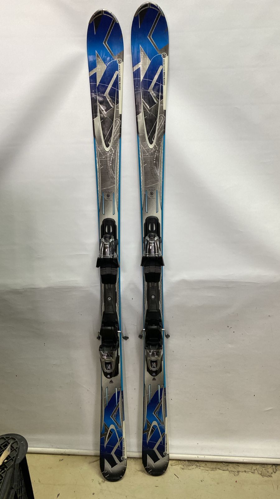 浜館58-196 K2 AMP スティンガースキー CATCH ロッカースキー ケース付き 品