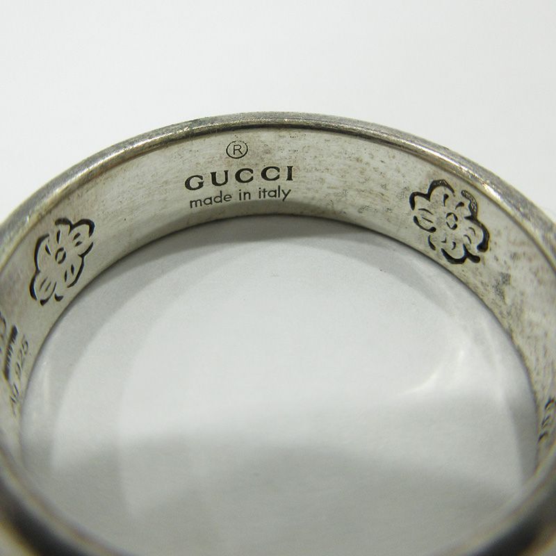 三重本店 GUCCI グッチ BLIND FOR LOVE シルバーリング 455247-J8400-0701 シルバー サイズ 13号 135 WWW_FORTGASGNV_COM_BR