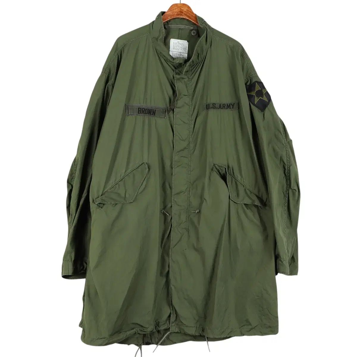 US ARMY M65 フィッシュテールパーカー オリジナル モッズコート マウンテンパーカー XL *9575