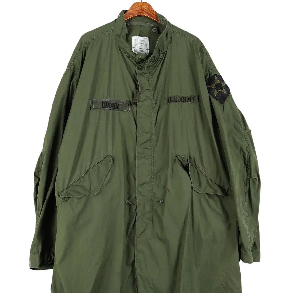 US ARMY M65 フィッシュテールパーカー オリジナル モッズコート マウンテンパーカー XL 9575