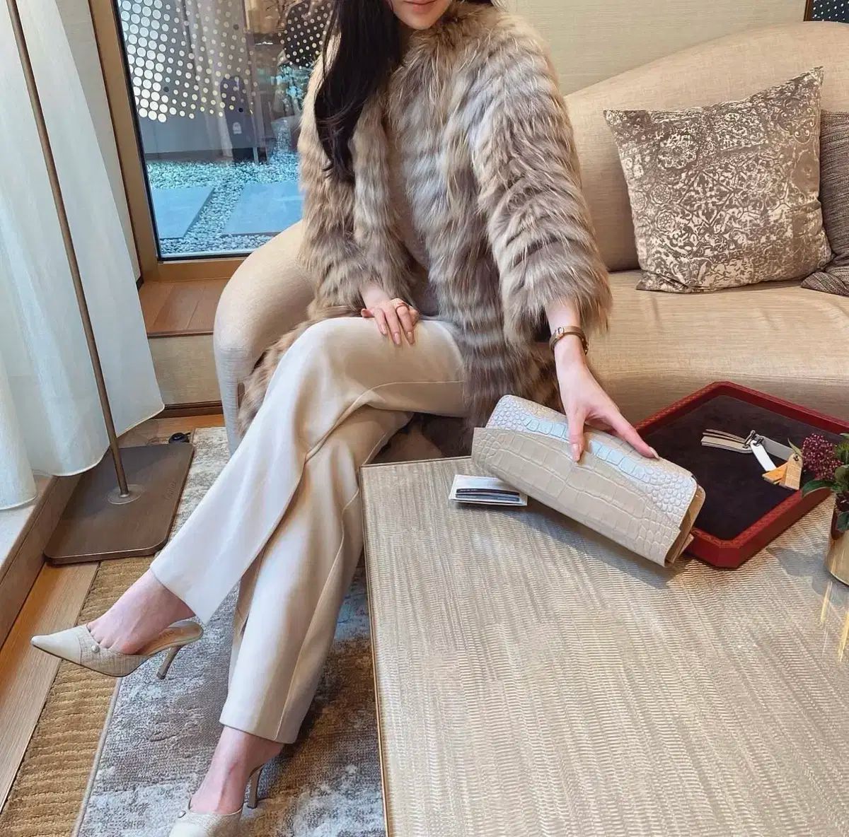 THE LAURENT イヴニングクラッチバッグ