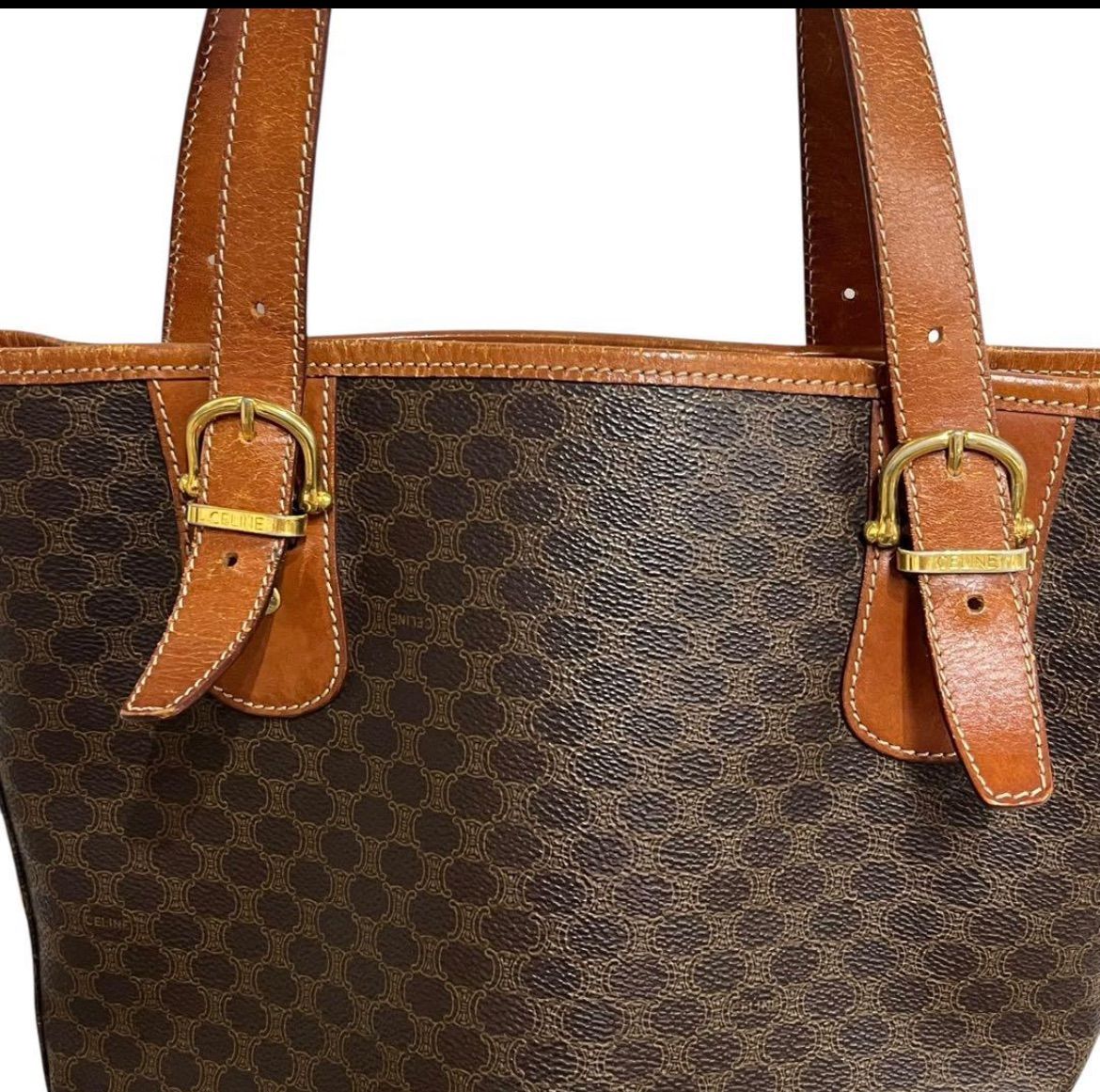 トートバッグ ブラウン