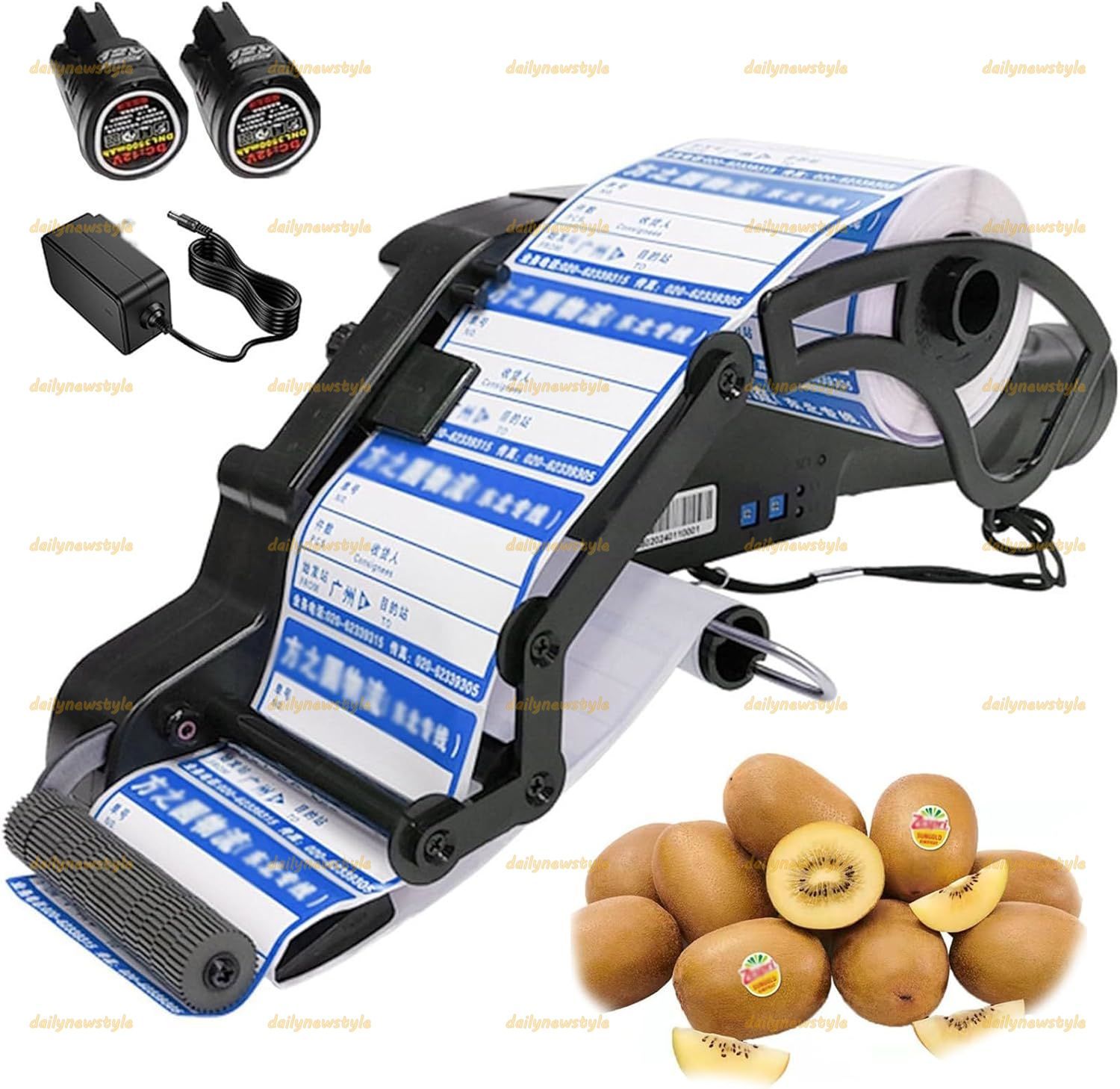 人気推薦◆電動ラベル貼付機 自動検知ホイール搭載の全自動製品ラベリングマシン コードレスハンディタイプ剥離シールディスペンサー 倉庫 スーパーマーケット向け連続ラベラー 40mm