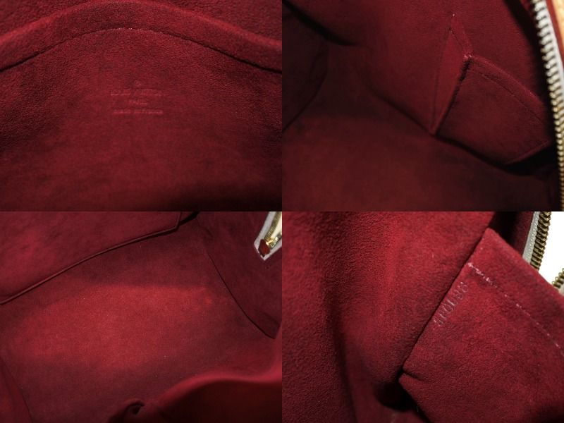 LOUIS VUITTON ルイヴィトン プリシラ ハンドバッグ M40096 モノグラム マルチ ホワイト 村上隆 4b008630 DECORATOM_COM_BR