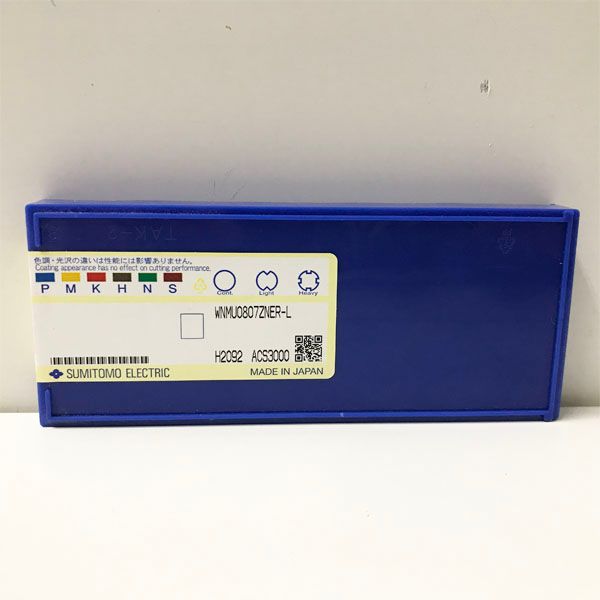 未開封 SUMITOMO|住友 WNMU0807ZNER-L-ACS3000 10個入|箱 切削用チップ ●113112 HRDEVELOPMENT_JP