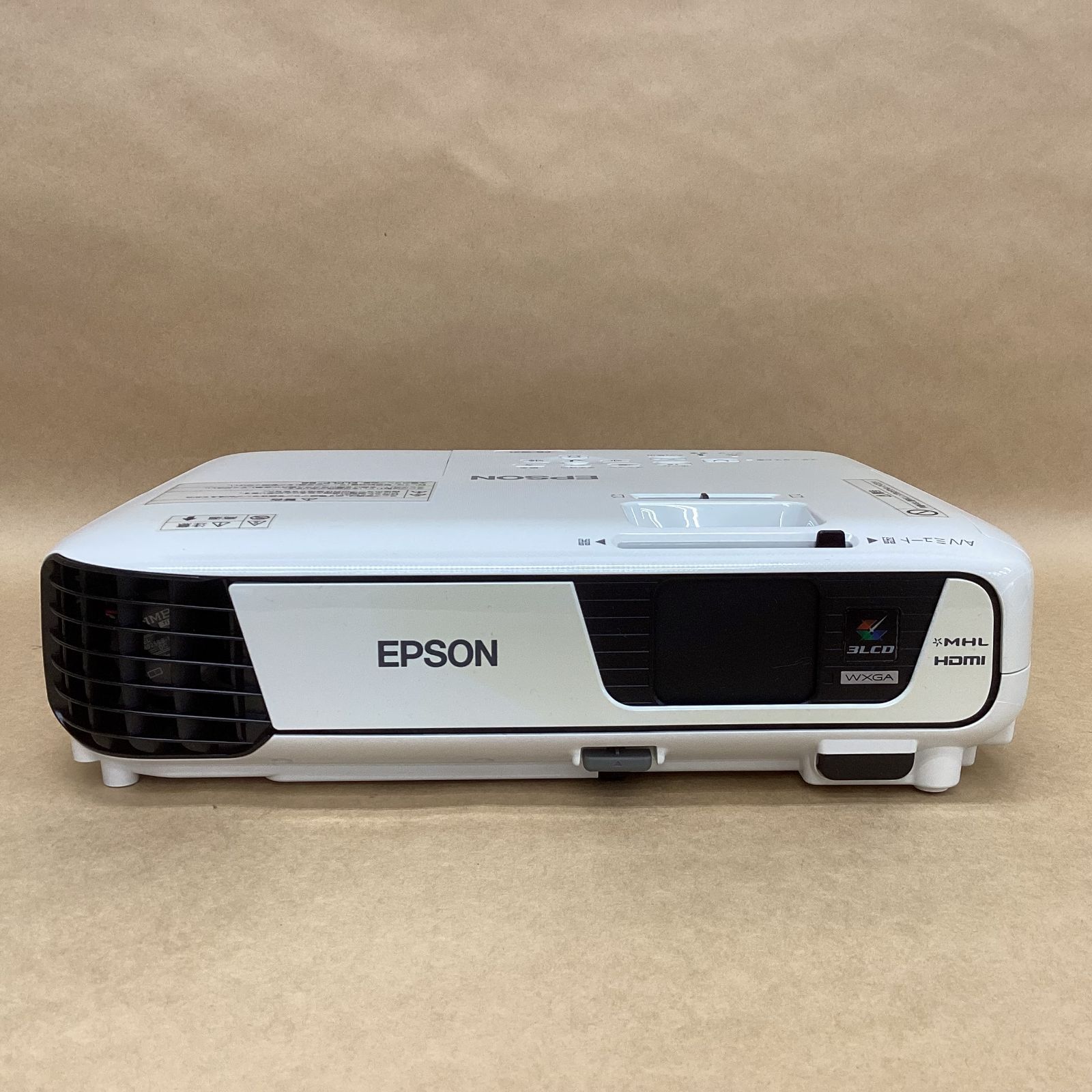 ランプ使用0時間 エプソン ビジネスプロジェクター EB-W31 3200ルメーン WLAN アダプター HDMI D-SUB USB-B リモコン