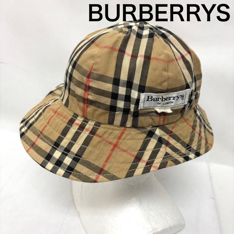 BURBERRYS バーバリーズ 帽子 ハット ハット リバーシブル ノヴァチェック ヴィンテージ LARGE