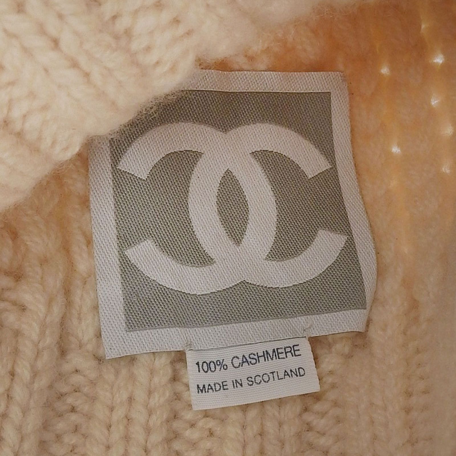 ニットキャップ アイボリー