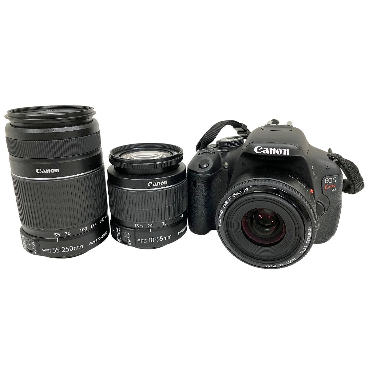 Canon EOS Kissx5 ダブルズームレンズキット 一眼レフ カメラ キヤノン O10544761