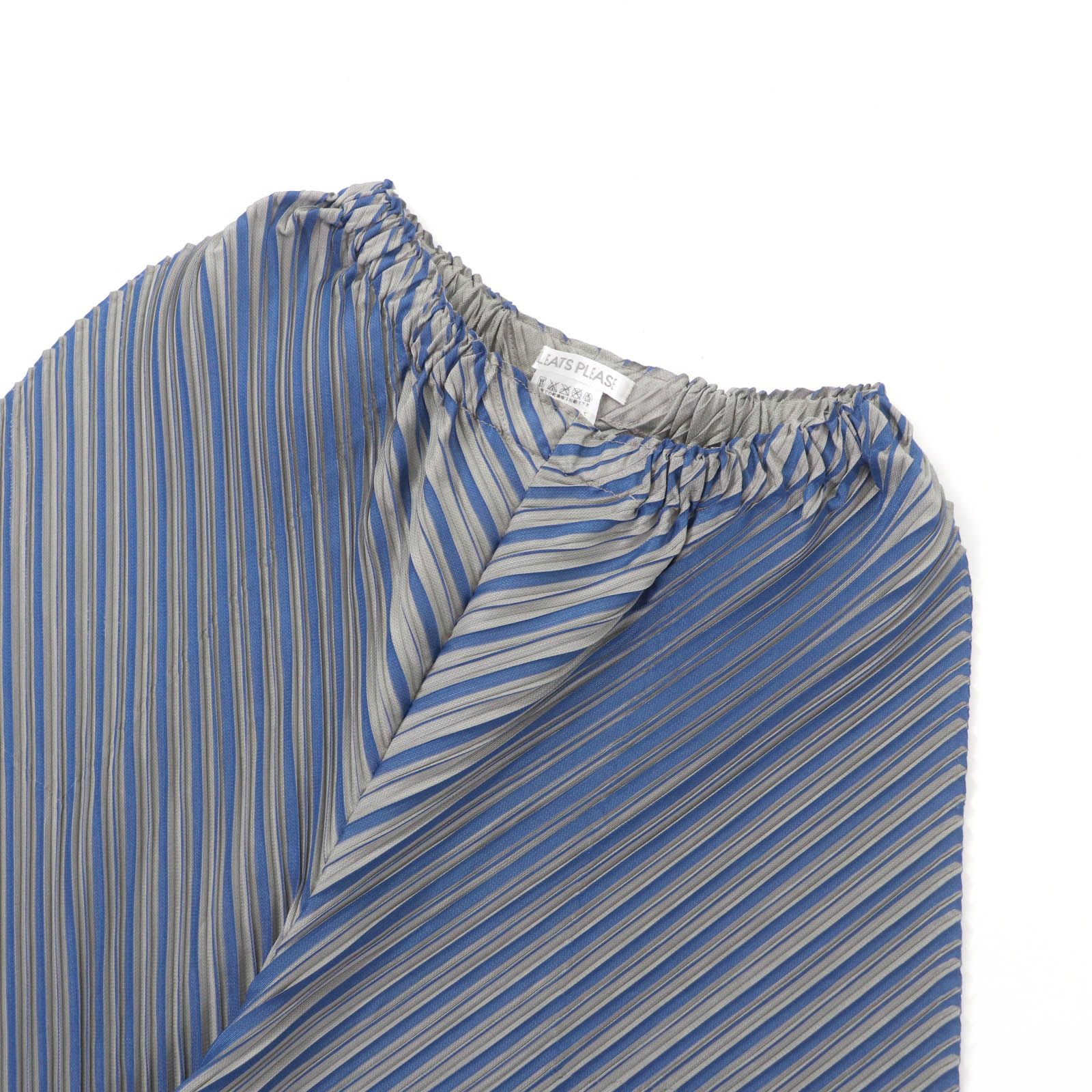 斜めプリーツ サルエルパンツ