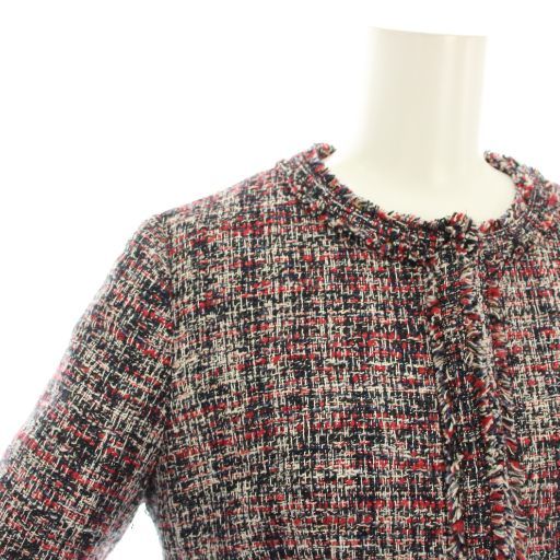 ビバリーツイードフリンジスリムジャケット