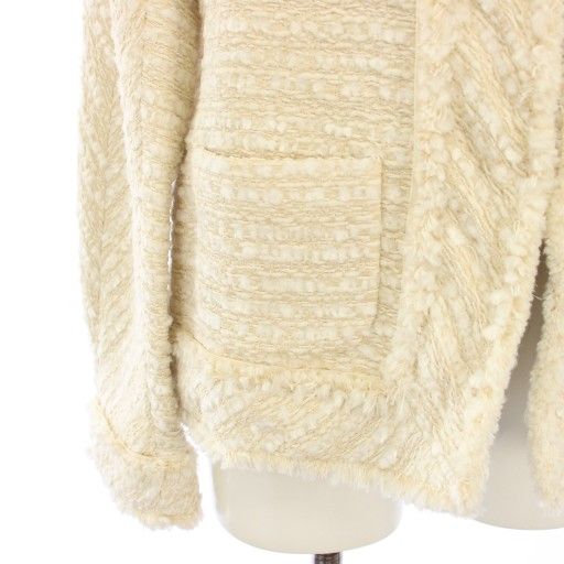  アナイ ANAYI 20 AW スーツ セットアップ ツイード ノー ジャケット スカート ひざ丈 38 白 112025-11-050-11-380 TK スカートスーツ上下 ビジネススーツ