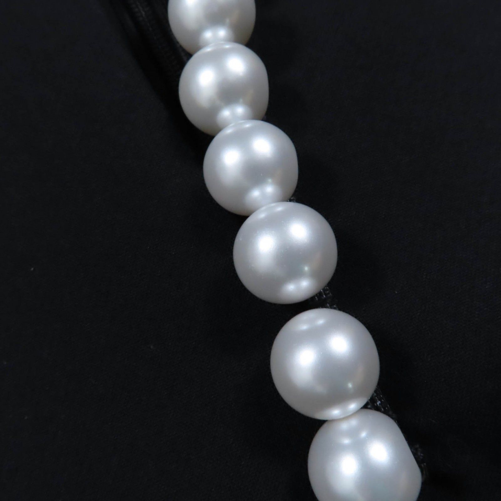 高感度な YOKO CHAN ヨーコチャン 製 YCB-223-373 フェイクパール ノースリーブ トップス ブラック 36 レディース 正規品販売！