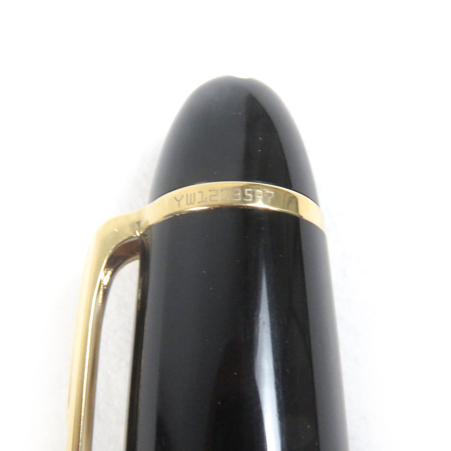 □MONTBLANC モンブラン マイスターシュテュック Pix ル グラン ペン先14K Fニブ キャップ式 万年筆 ブラック ゴールド ドイツ製 メンズ SKLAD-KIRPICHA_RU