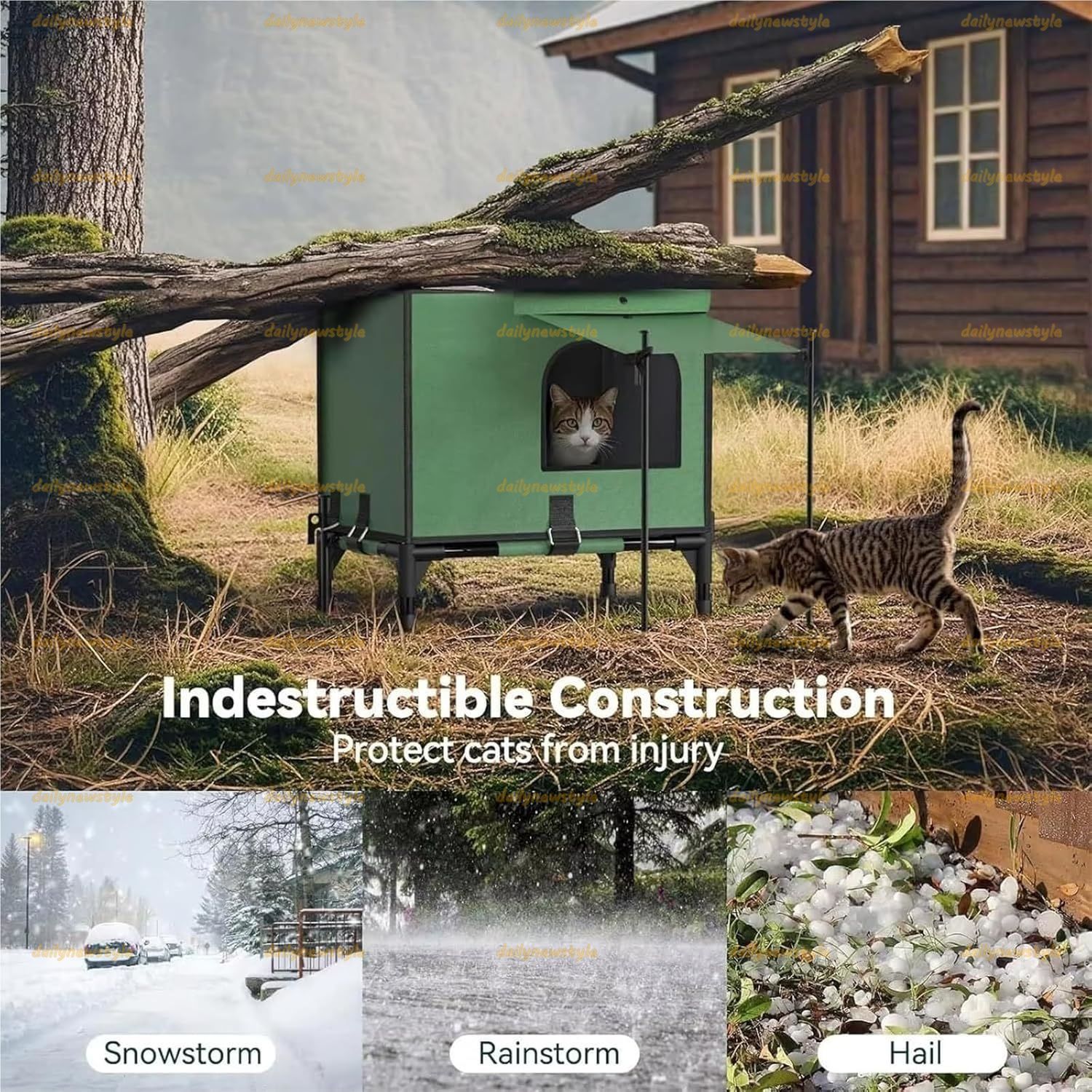 野良猫シェルター 屋内屋外猫